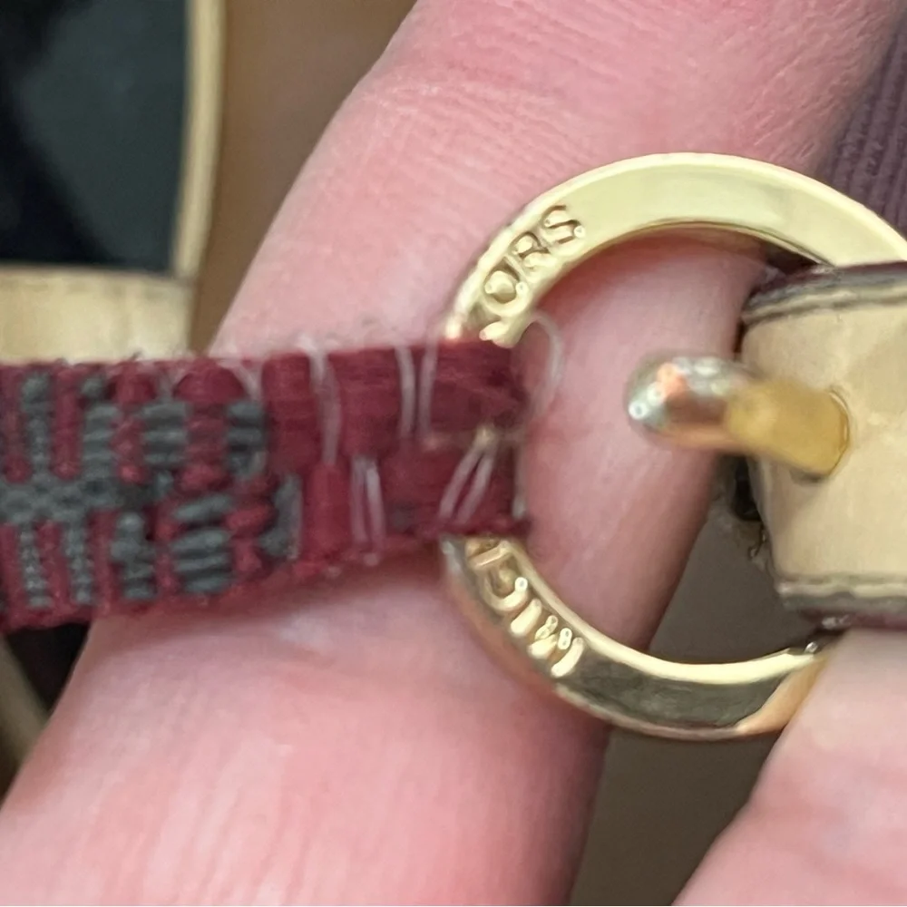 Michael Kors Burgundy Sandals - Picture 4 of 7